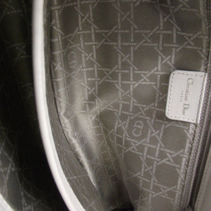 Christian Dior Lambskin Cannage Studded East West Lady Dior White 9 of 10