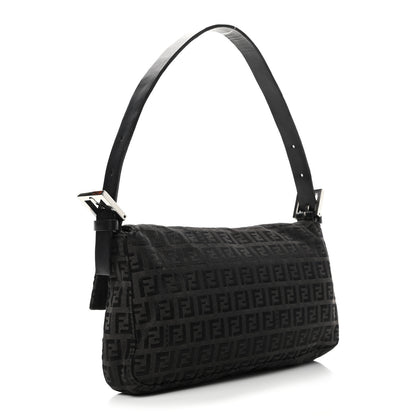 Fendi Zucchino Baguette Black 2 of 4