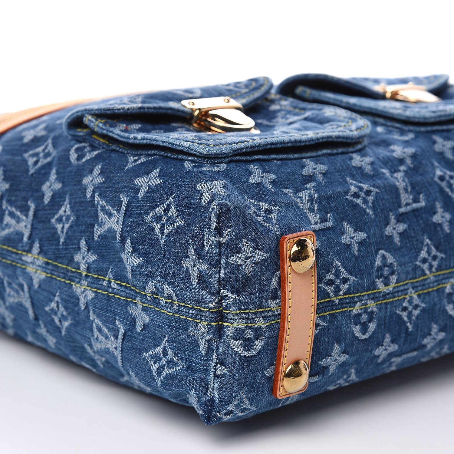 Louis Vuitton Denim Baggy GM Blue 8 of 11