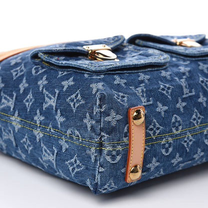 Louis Vuitton Denim Baggy GM Blue 8 of 11