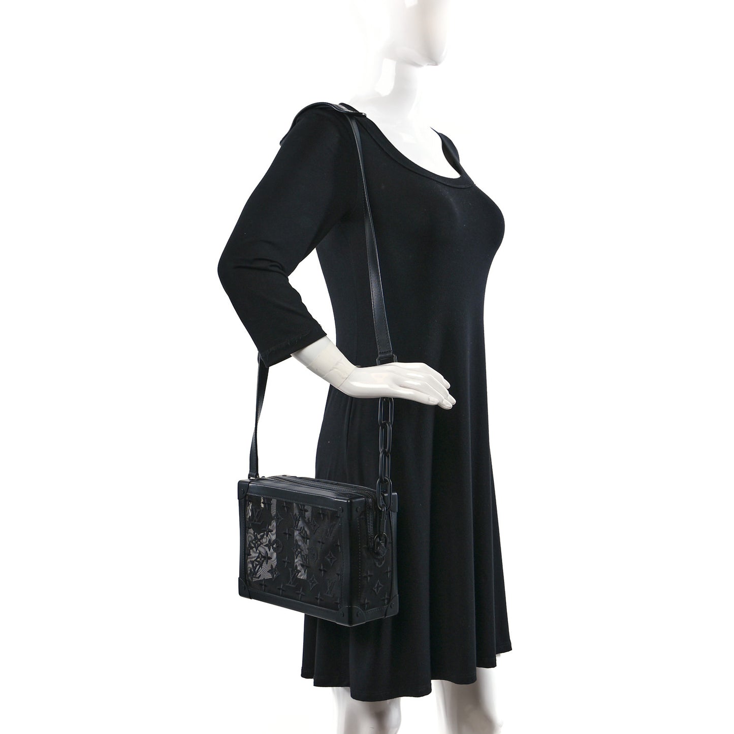 Monogram See Through Soft Trunk Black
