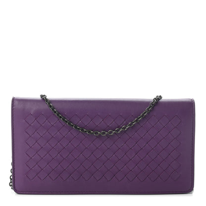 Bottega Veneta Nappa Intrecciato Continental Wallet on Chain Monalisa 1 of 5