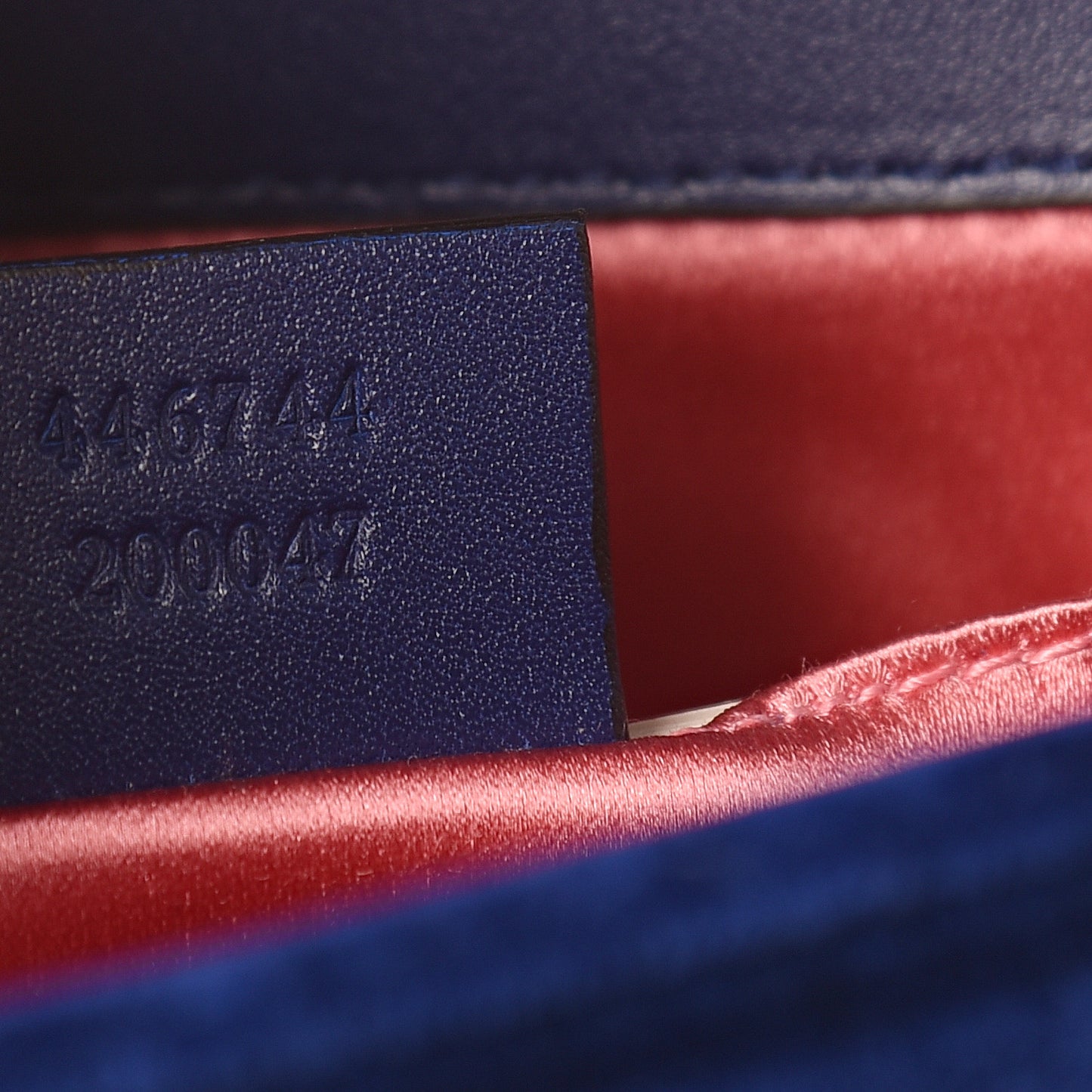 Velvet Matelasse Mini GG Marmont Shoulder Bag Cobalt Blue
