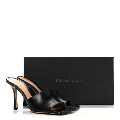 Bottega Veneta Lambskin Stretch Mule Sandals 38.5 Black 8 of 8