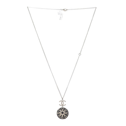 Chanel Crystal CC Roman Palace Dome Long Necklace Gold 6 of 10