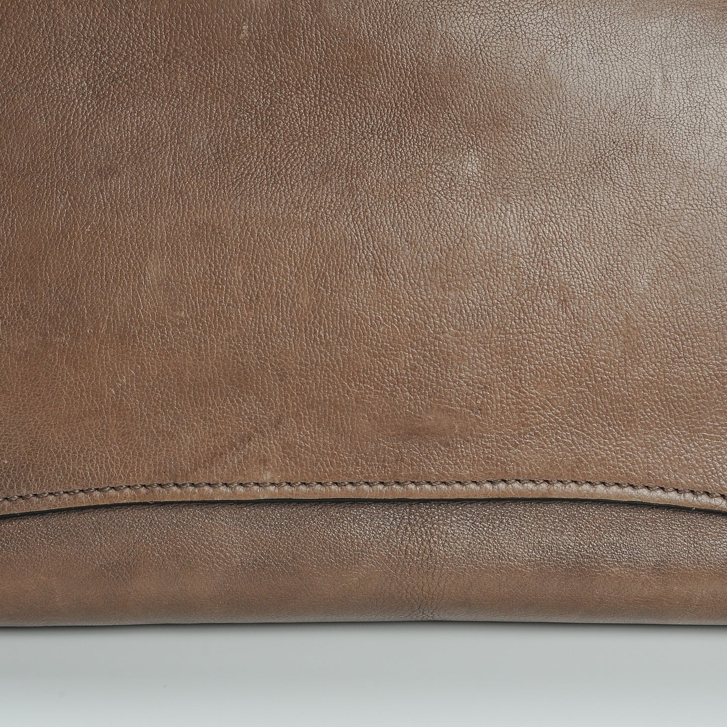Glace Calf Twin Pocket Tote Argilla