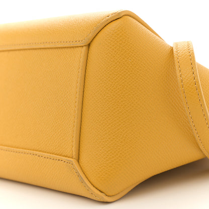 Celine Grained Calfskin Nano Belt Bag Sunflower 10 of 15