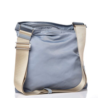 Prada Nylon Vela Sport Flat Messenger Bag Pervinca 3 of 8