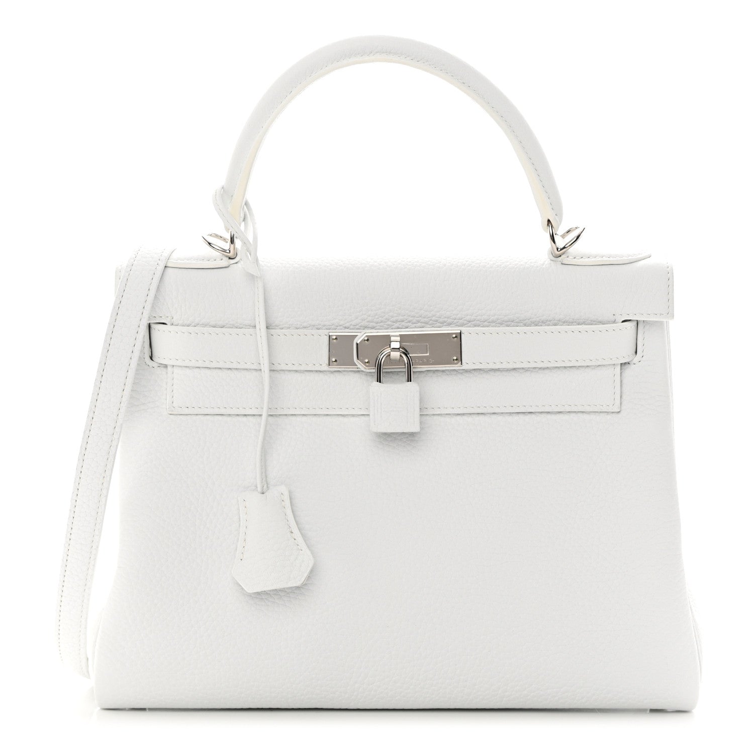 Hermes Togo Kelly Retourne 28 White 1 of 14