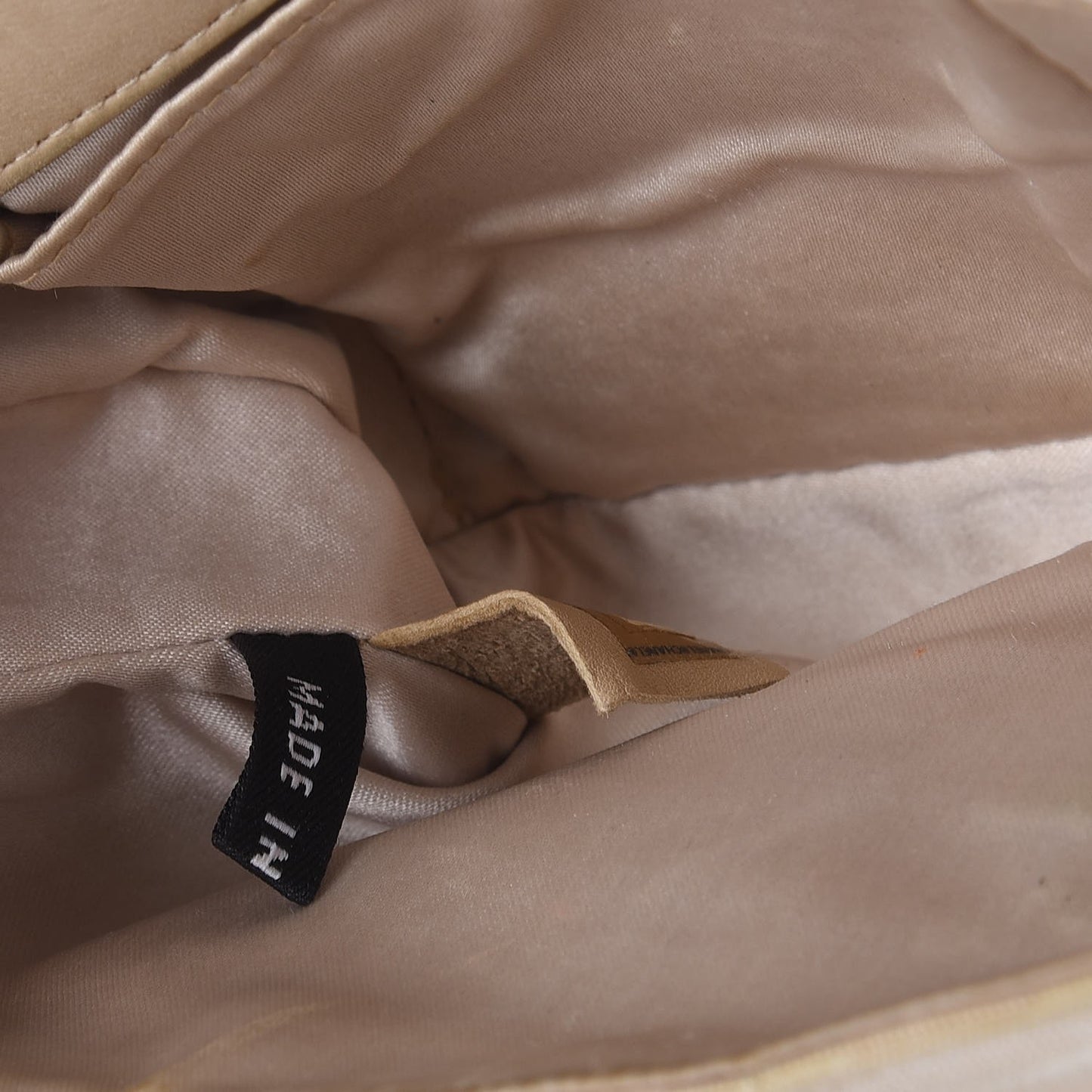 Nylon Travel East West Flap Bag Light Beige