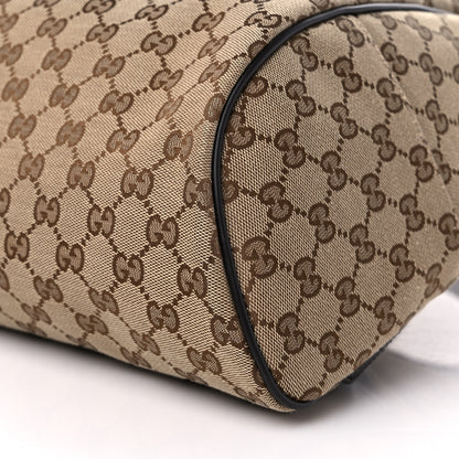 Gucci Monogram Travel Backpack Dark Brown 9 of 10