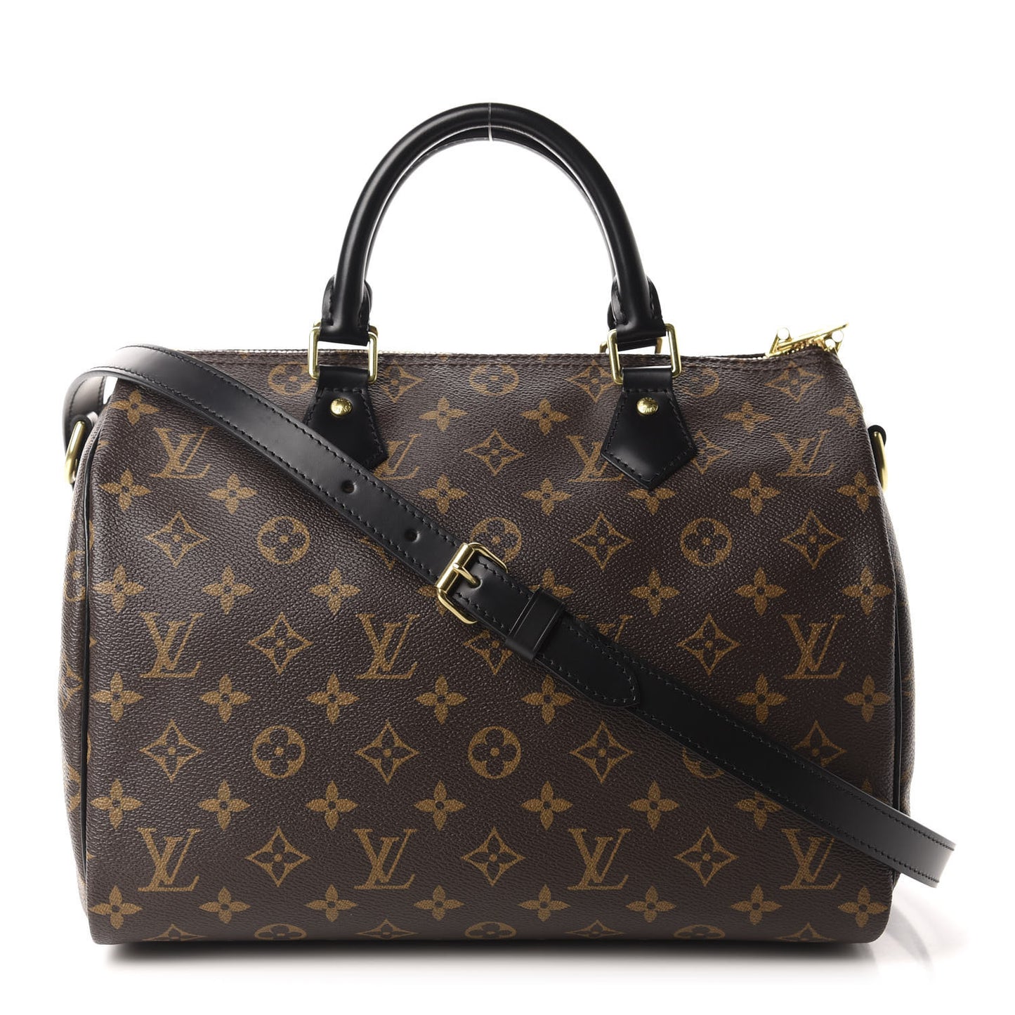 Monogram My World Tour Speedy Bandouliere 30 Black