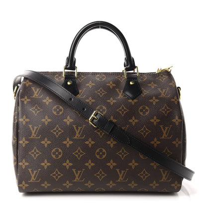 Louis Vuitton Monogram My World Tour Speedy Bandouliere 30 Black 1 of 12