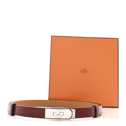 Hermes Hunter Calfskin Kelly Belt Rouge H 4 of 4