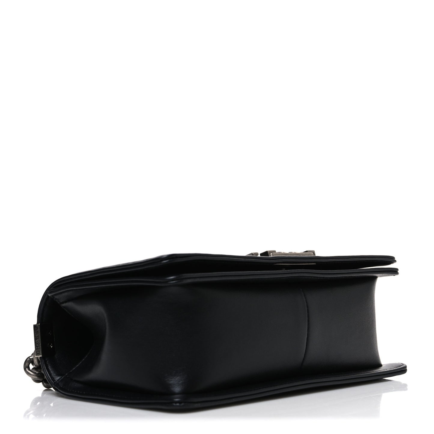 Lambskin Quilted New Medium Boy Flap Black