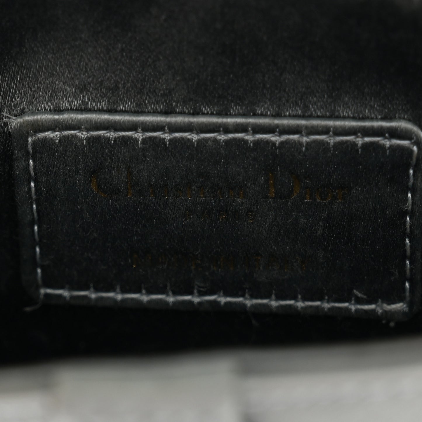 Satin Crystal Mini Saddle Bag Blue Gray