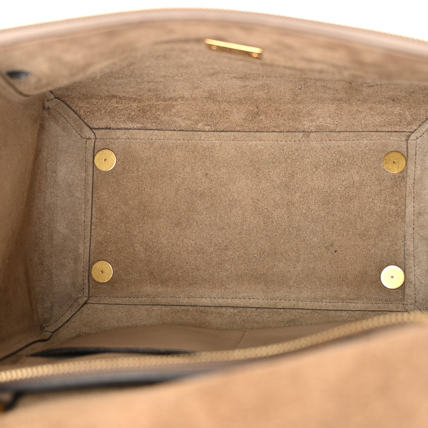 Grained Calfskin Mini Belt Bag Light Taupe