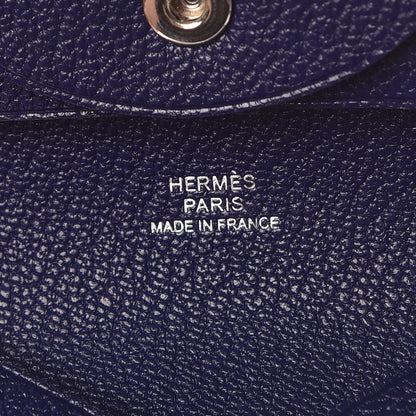 Hermes Chevre Mysore Bastia Coin Purse Iris 6 of 8