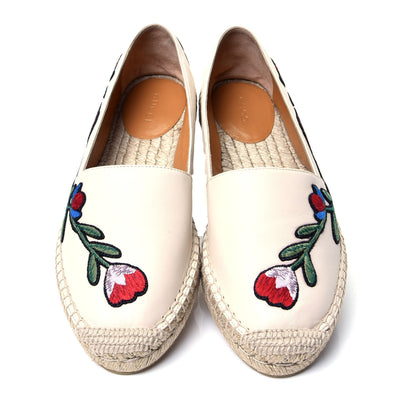 Gucci Nappa Ophelia Espadrilles 37 Mystic White 5 of 10
