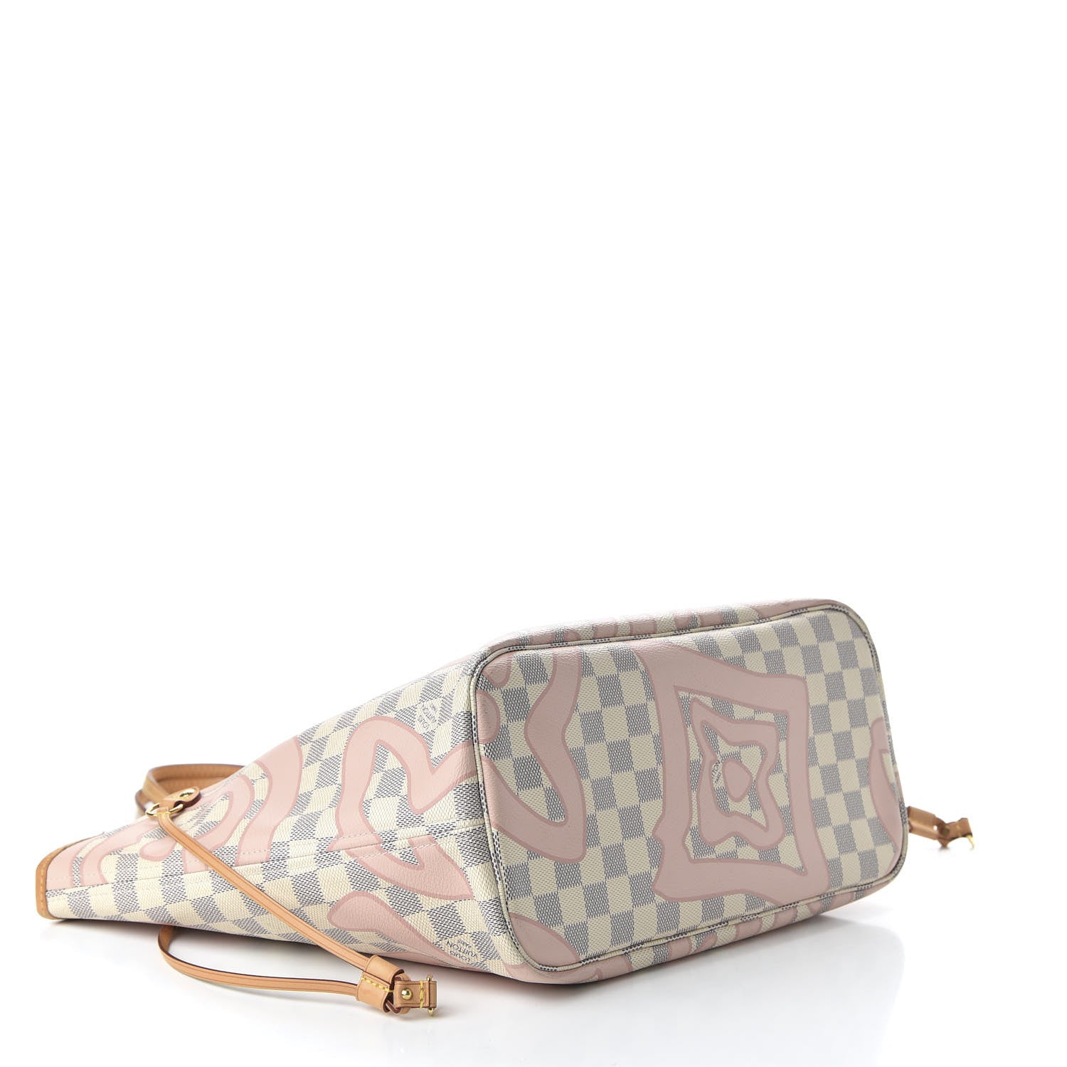 Louis Vuitton Damier Azur Tahitienne Neverfull MM 4 of 10