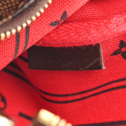 Louis Vuitton Damier Ebene Complice Trunks and Bags Mini Pochette Accessories Red 6 of 7