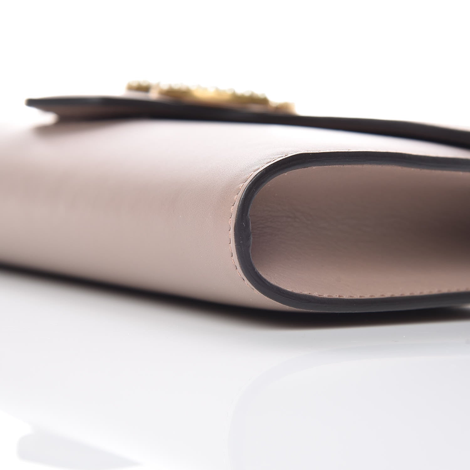 Gucci Calfskin Pearly GG Marmont Clutch Porcelain Rose 10 of 10