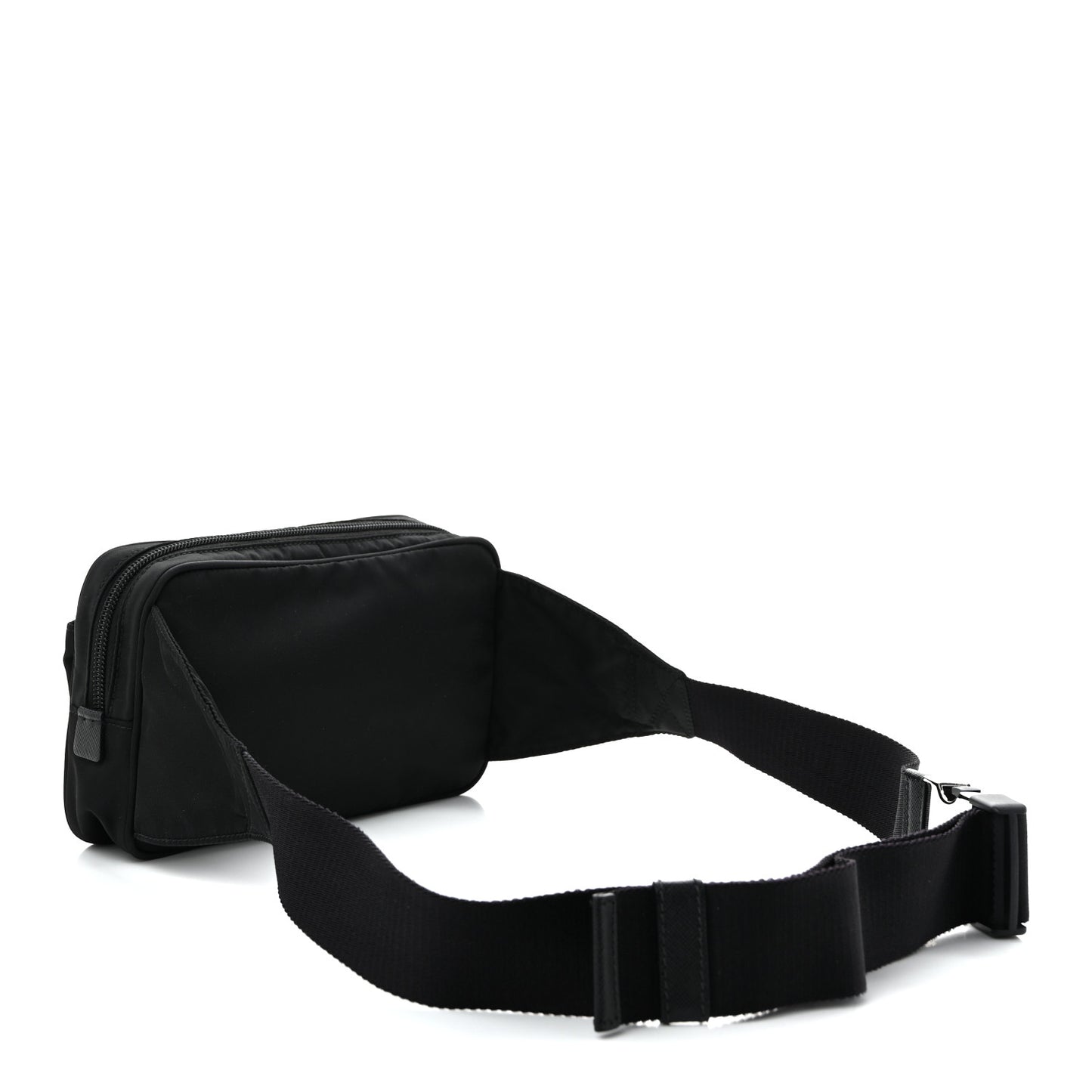 Re-Nylon Saffiano Belt Bag Black