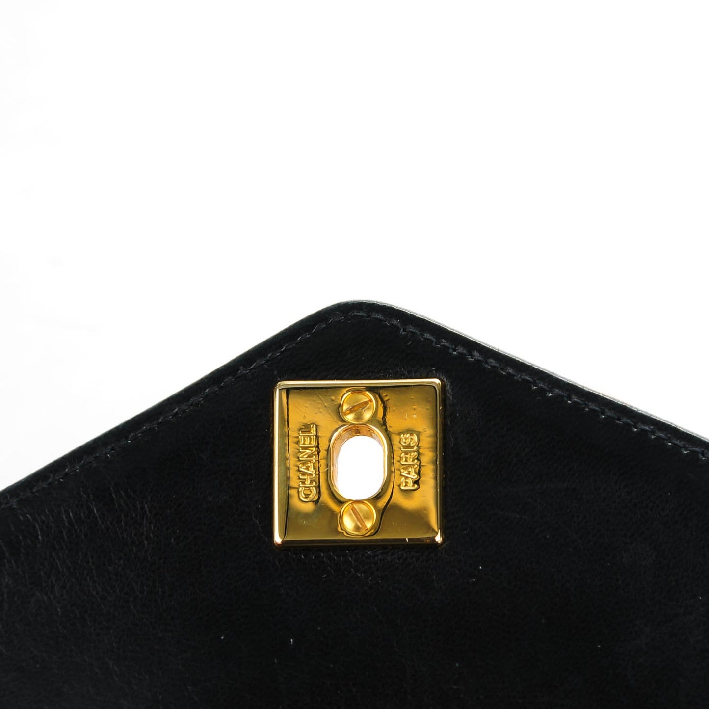 Lambskin Mini Single Flap Black