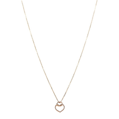 Cartier 18K Pink Gold Twist Heart Necklace 1 of 5