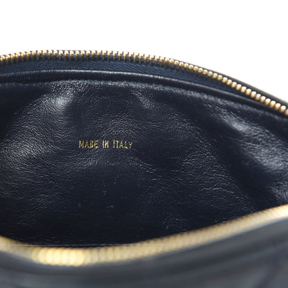 Chanel Lambskin Quilted CC Shoulder Bag Navy 7 of 19