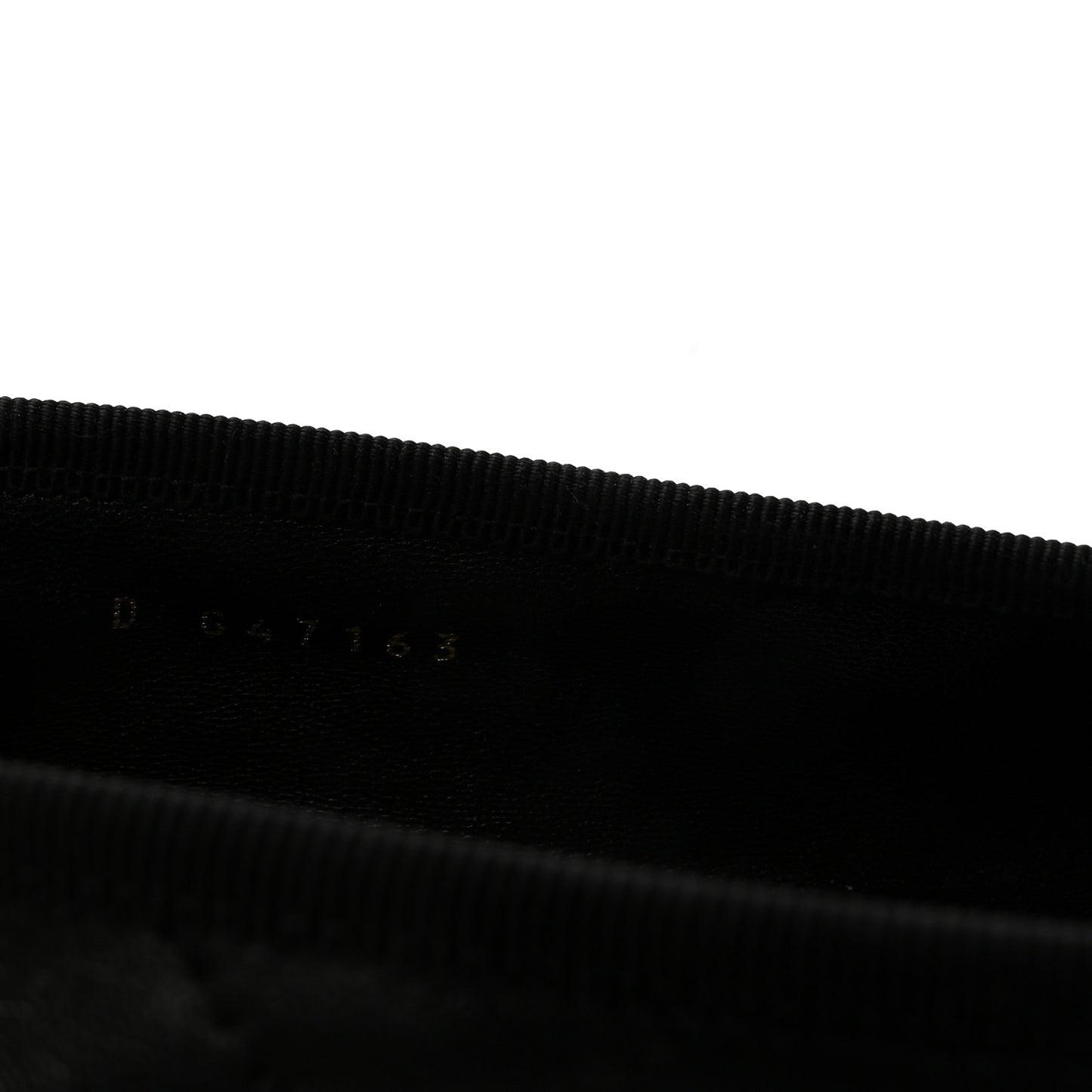 Lambskin Quilted CC Cambon Ballet Flats 38 Black White