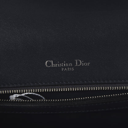 Christian Dior Metallic Patent Micro-Cannage Small Diorama Flap Bag Silver 8 of 9