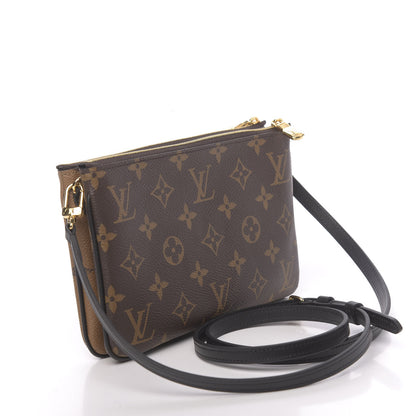 Louis Vuitton Reverse Monogram Giant Double Zip Pochette 3 of 10