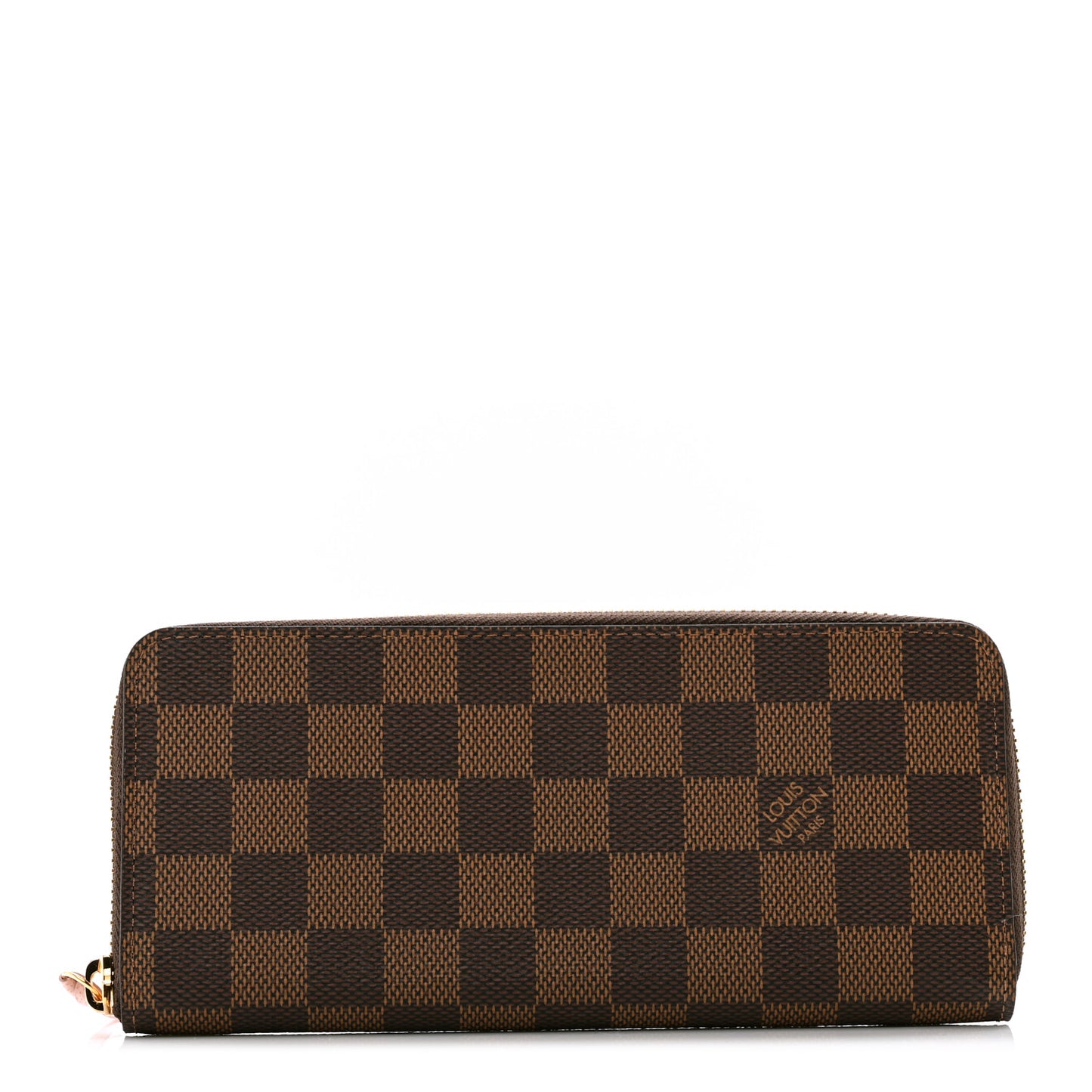 Damier Ebene Clemence Wallet Rose Ballerine