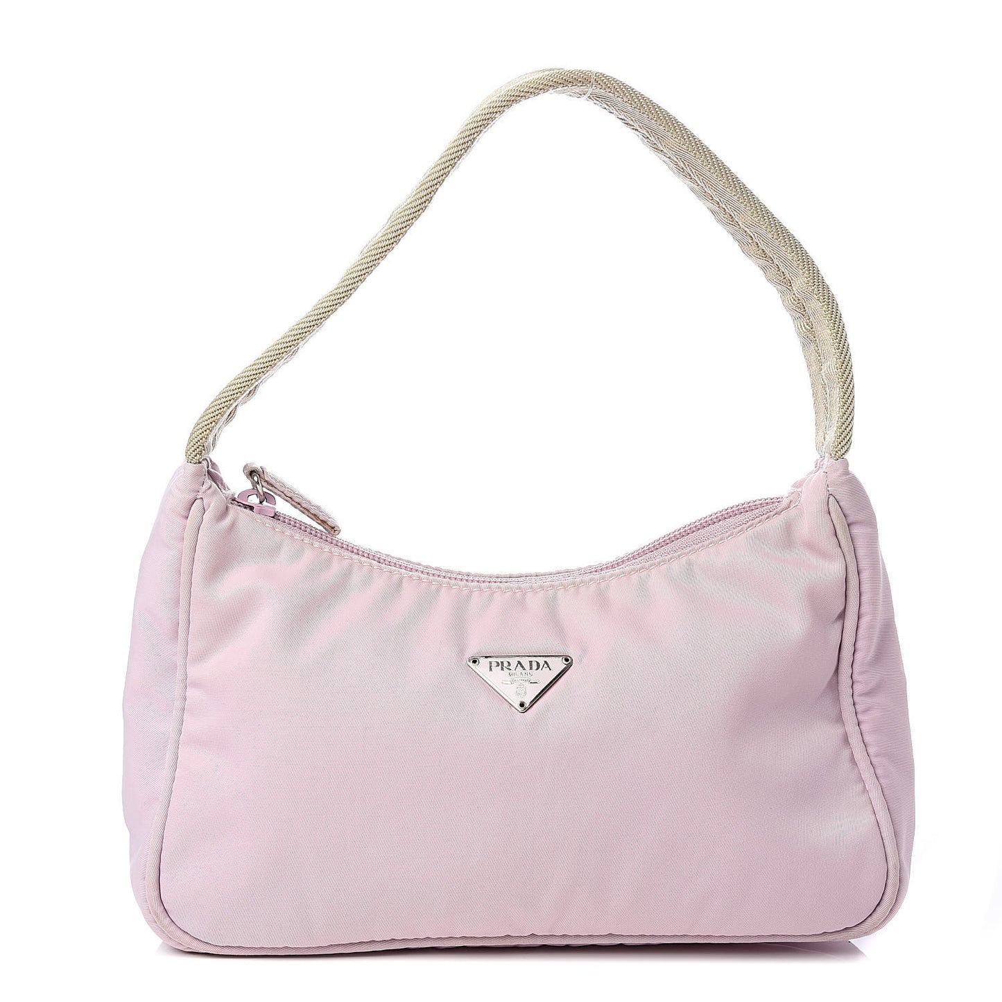 Tessuto Nylon Sport Shoulder Bag Rosa