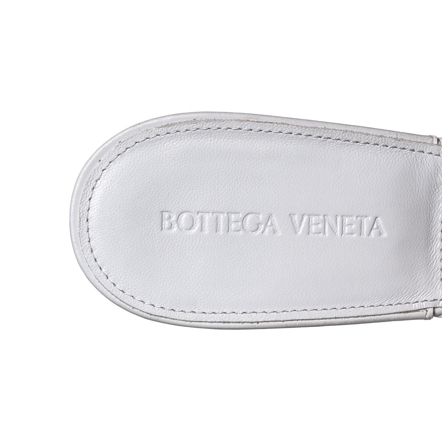 Bottega Veneta Nappa Maxi Intrecciato Lido Mule Sandals 41 Optic White 9 of 10