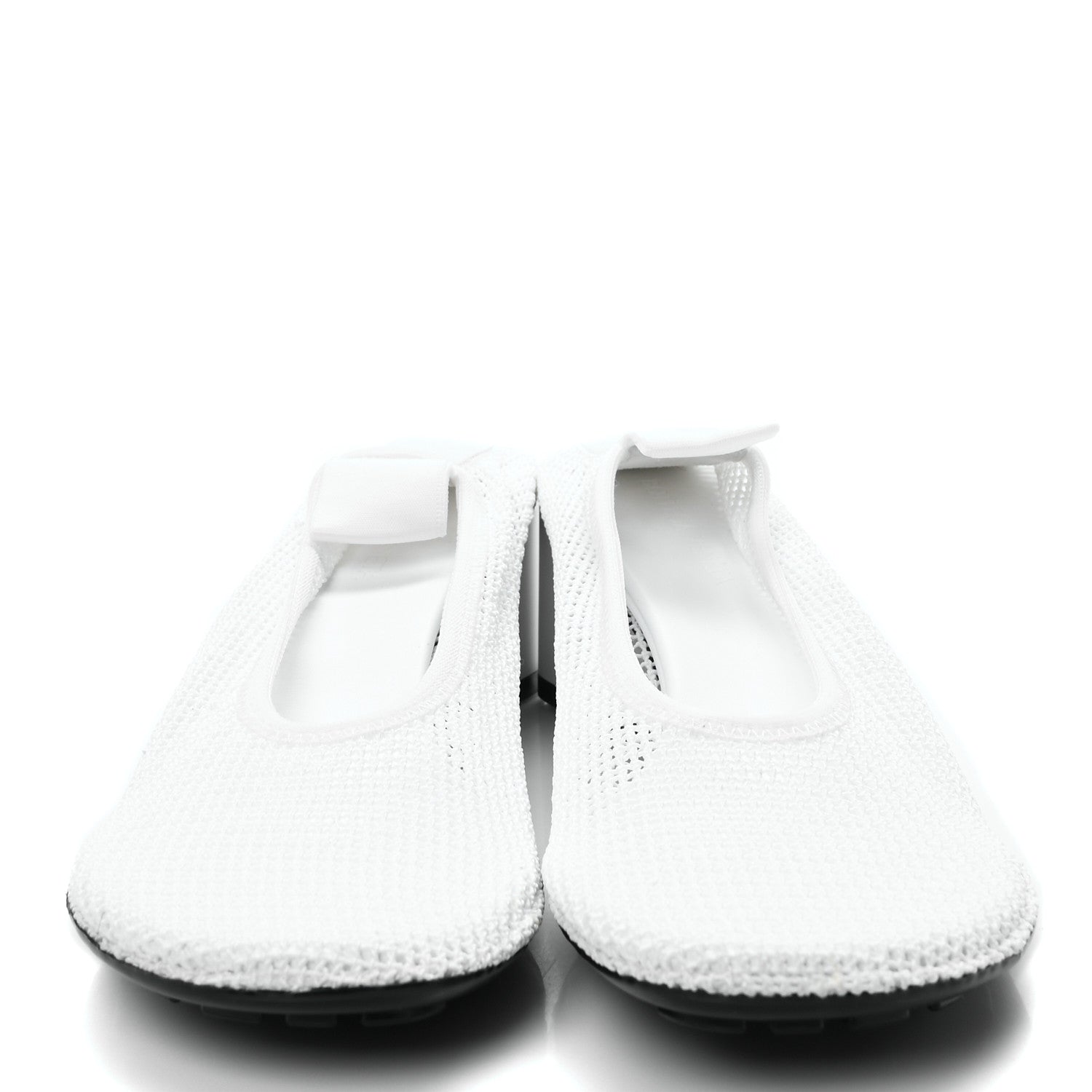 Bottega Veneta Stretch Web Flex Sock Pumps 36 Optic White 3 of 8