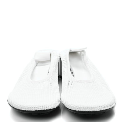 Bottega Veneta Stretch Web Flex Sock Pumps 36 Optic White 3 of 8