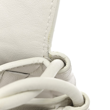 Bottega Veneta Nappa Intrecciato Medium Knot Flap Crossbody White 13 of 15