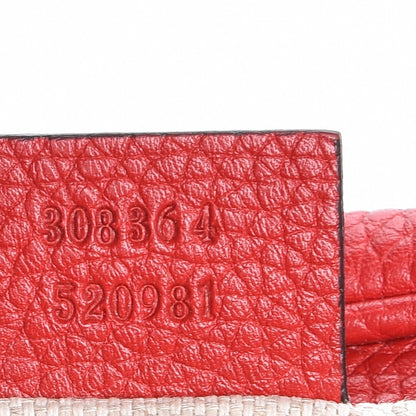 Gucci Pebbled Calfskin Small Soho Disco Bag Tabasco Red 7 of 7