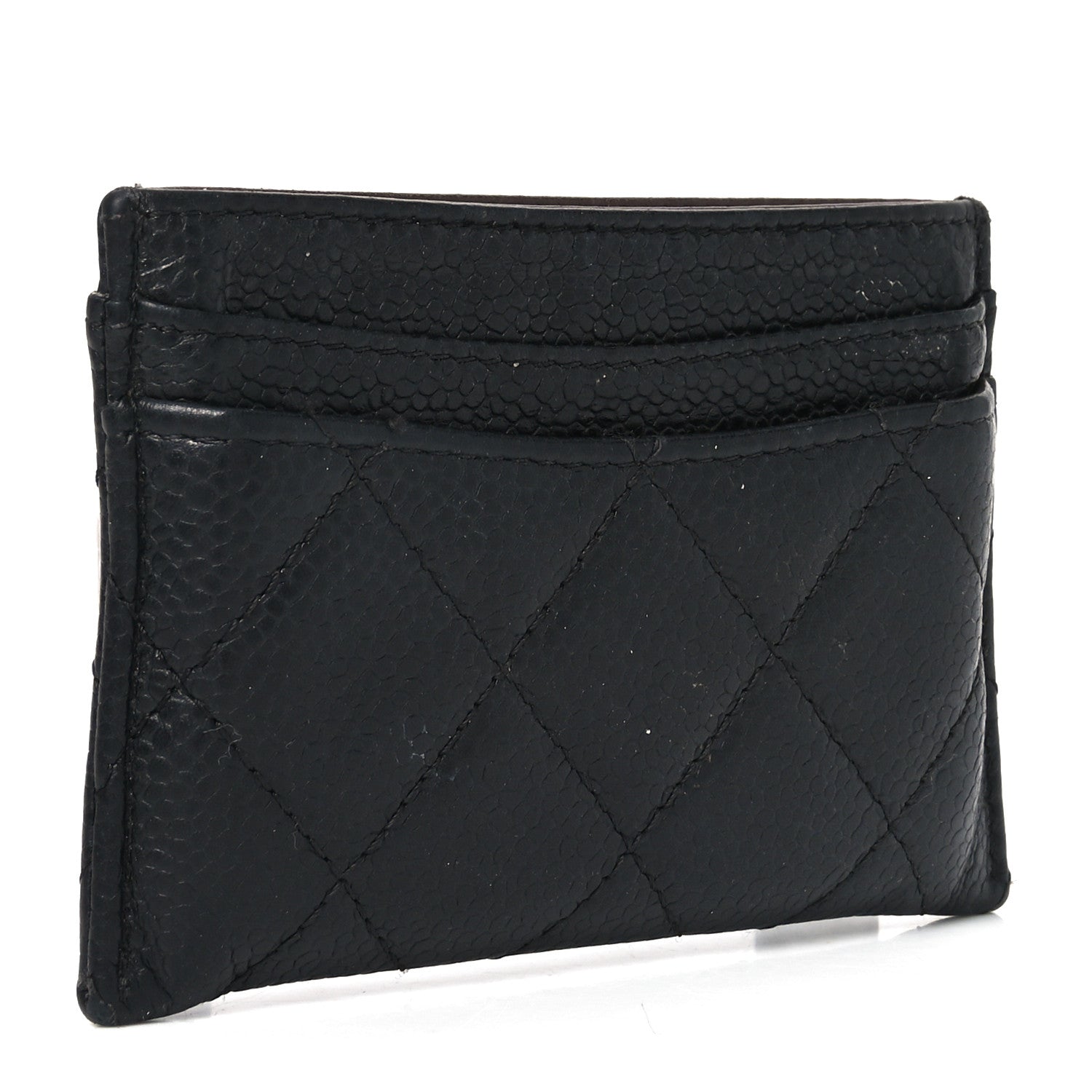 Chanel Caviar Quilted Card Holder Black 3 of 8