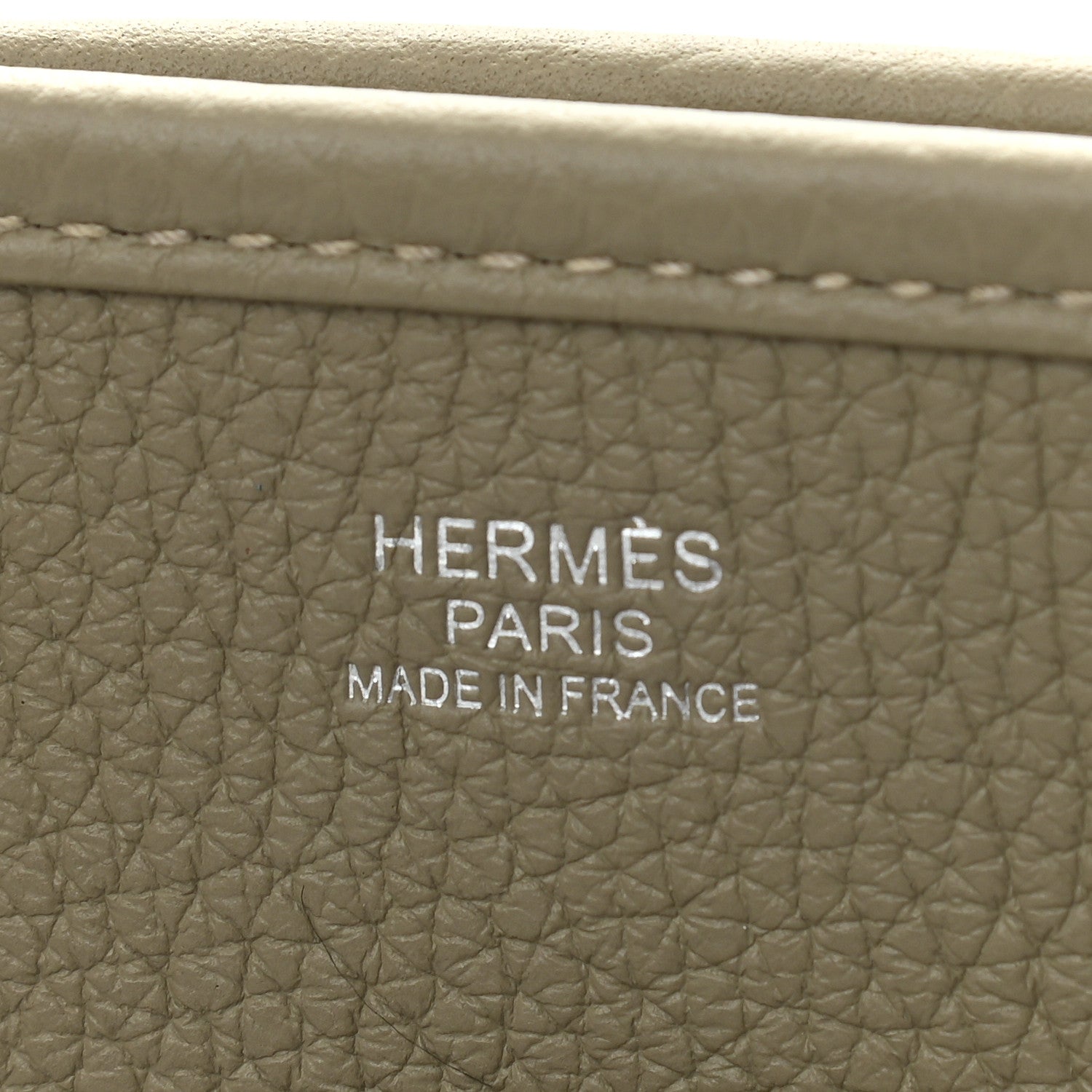 Hermes Taurillon Clemence Evelyne III GM Sauge 6 of 9