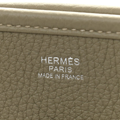 Hermes Taurillon Clemence Evelyne III GM Sauge 6 of 9
