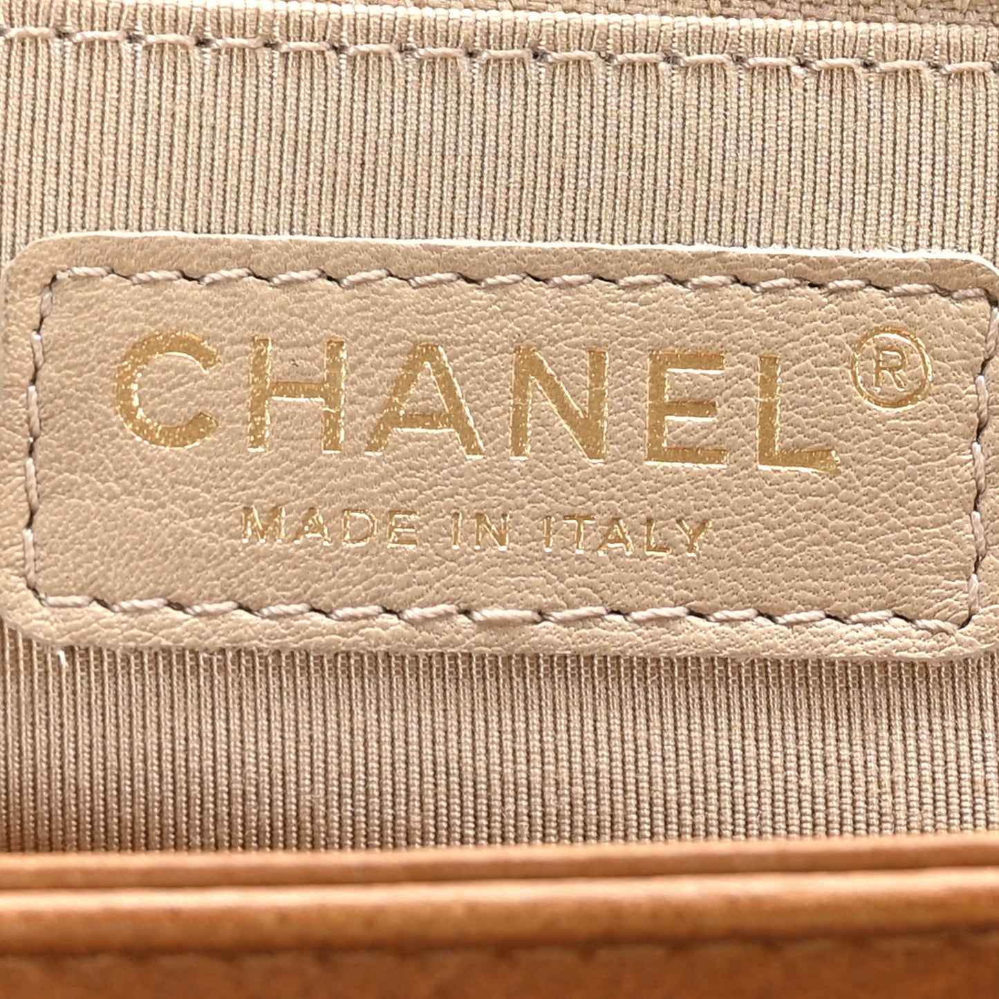 Washed Calfskin New Medium Boy Flap Light Brown