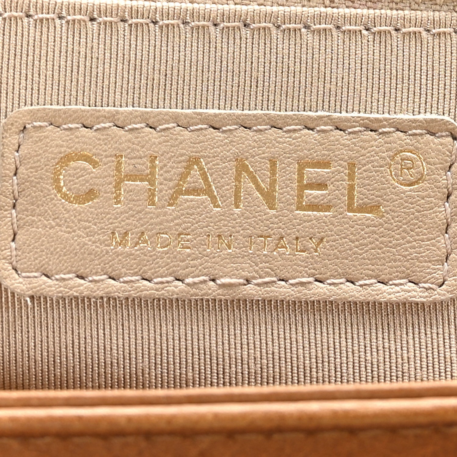 Chanel Washed Calfskin New Medium Boy Flap Light Brown 6 of 10