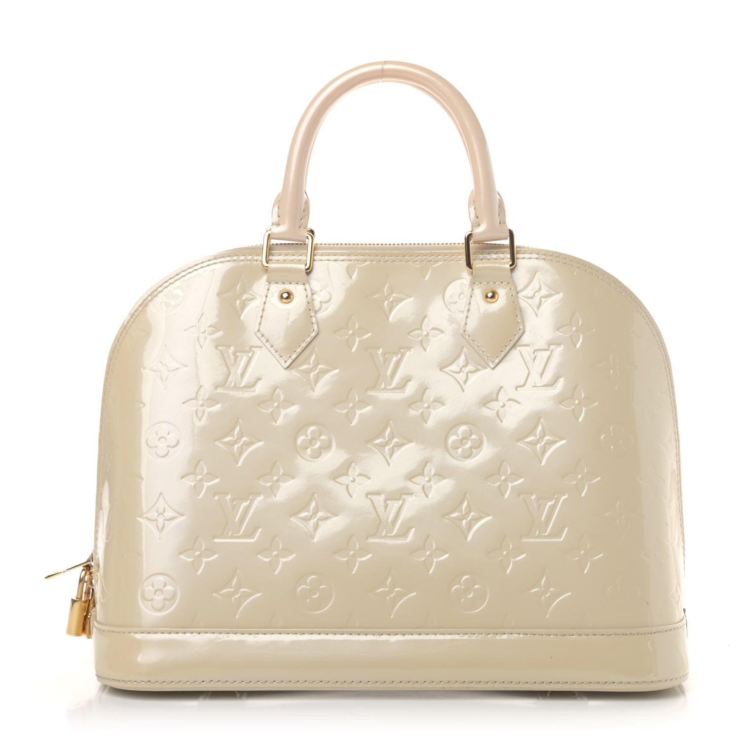 Louis Vuitton Vernis Alma PM Blanc Corail 1 of 7