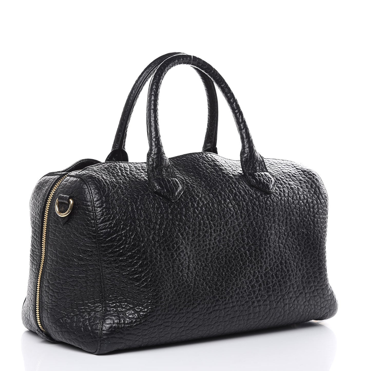 Heritage Grain Medium Alchester Bowling Bag Black