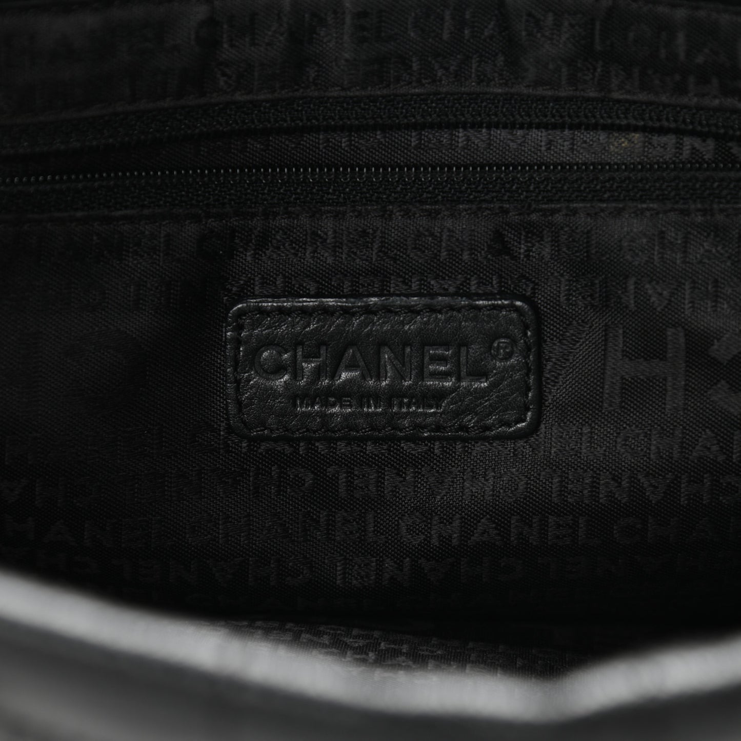 Caviar Square Stitched Tote Black