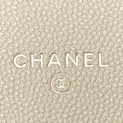 Chanel Caviar Quilted Medium Golden Class Pouch Beige 6 of 8