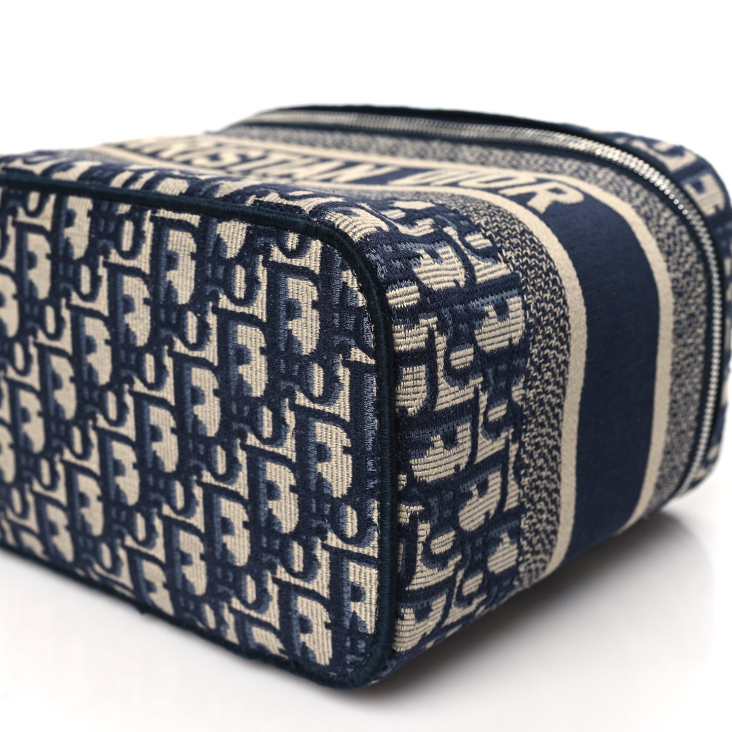 Oblique Diortravel Vanity Case Blue